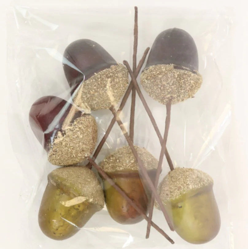 Acorn picks autumn decoration