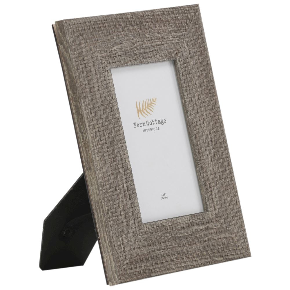 Woven thick photo frame 4 x 6