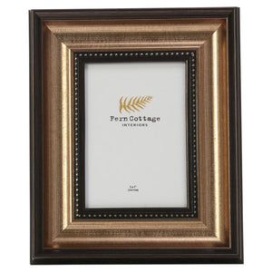 Black and gold photo frame 5 x 7