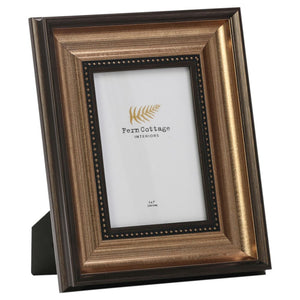 Black and gold photo frame 5 x 7