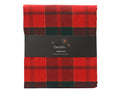 Christmas red and green checked tablecloth