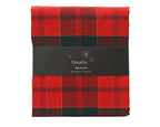 Christmas red and green checked tablecloth