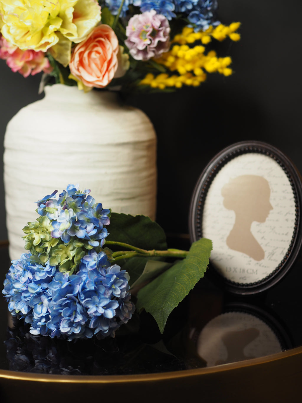 Rustic matt stoneware vase