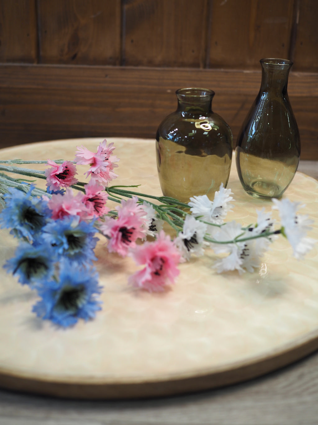 Cornflower Faux Stem