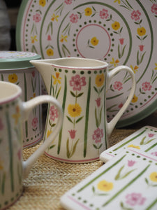Pastel Meadow New Bone China Jug, Sml