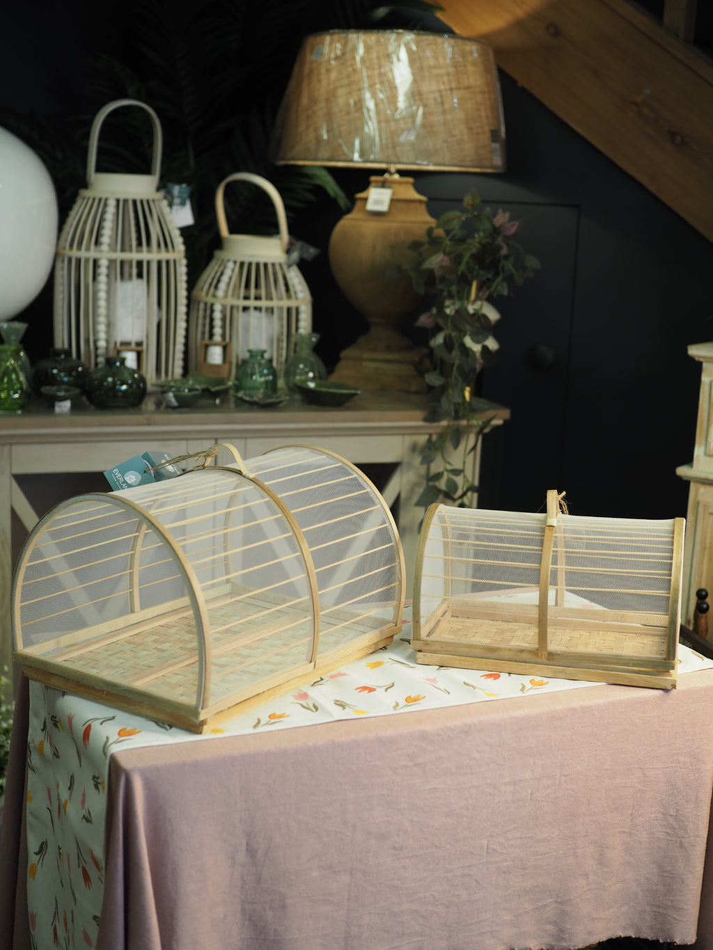 Rectangular Bamboo food covers