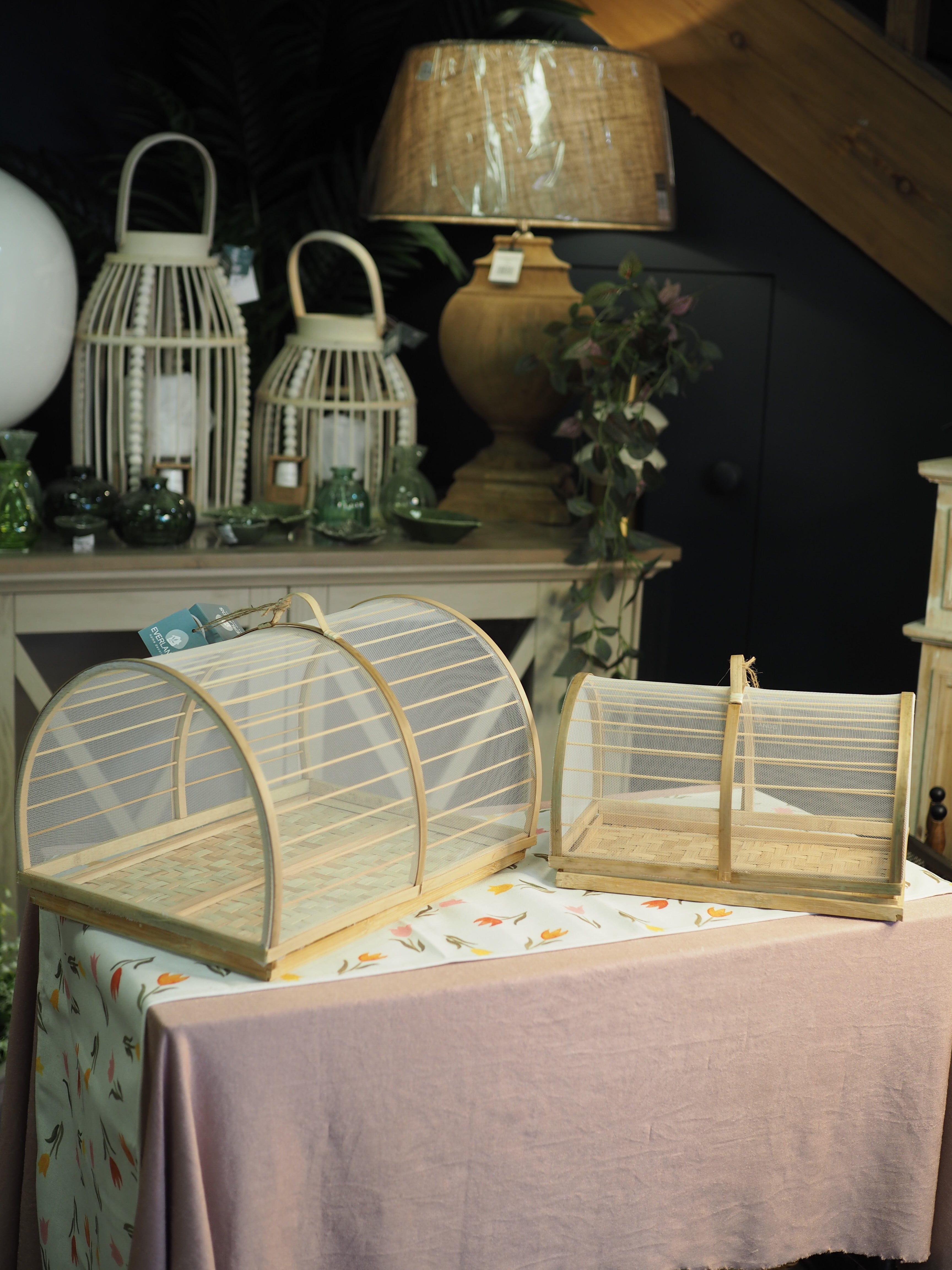 Rectangular Bamboo food covers