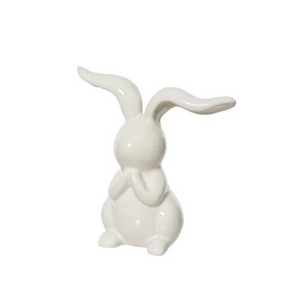 White bunny rabbit ornament