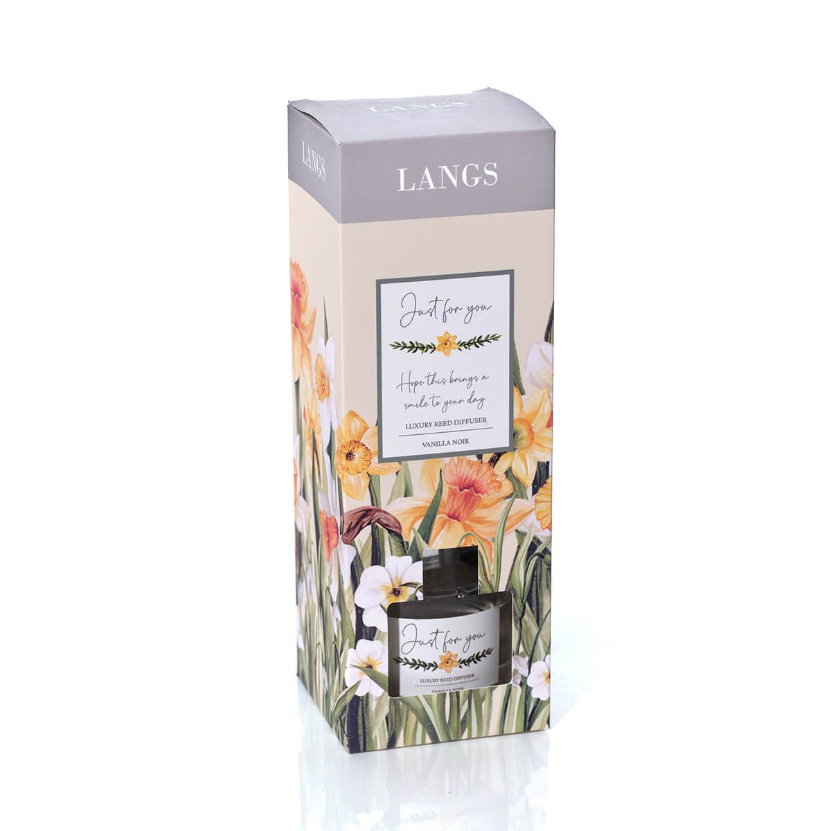 Floral serenade daffodil reed diffuser just for you vanilla noir 100 ml