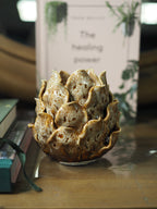 Brown Artichoke Tea Light Holder