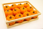 Orange felt pumpkin