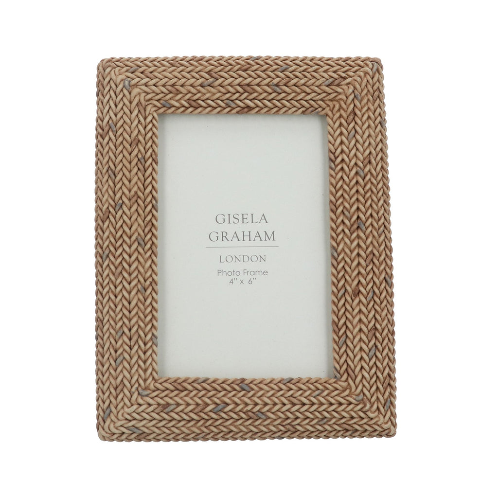 Herringbone Photo Frame, 4x6"