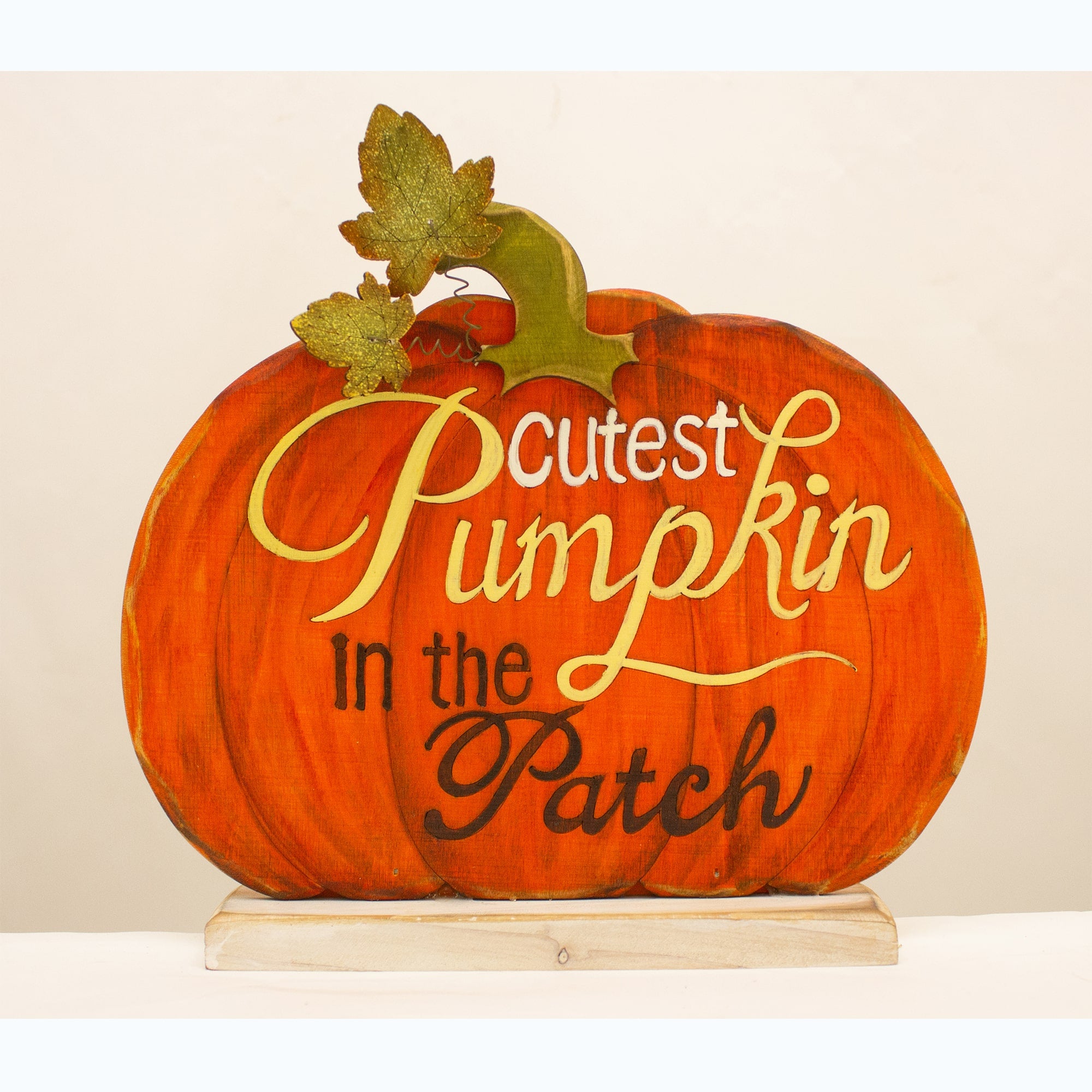 'Cutest pumpkin in the patch' plinth