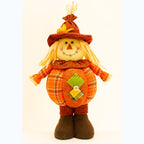 Scarecrow pumpkin standing figure