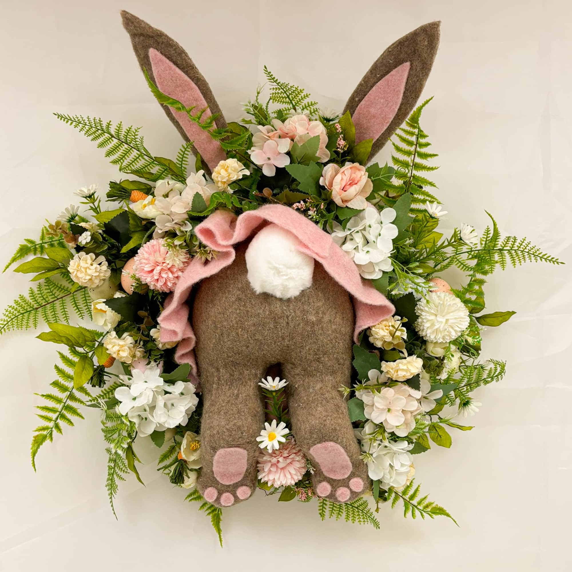 Bunny bumpkins wreath 70cm