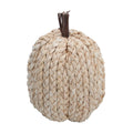 Natural cornhusk pumpkin ornament