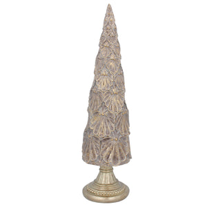 Gold embossed cone tree