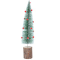 Green bristle tree with red bells (31cm)
