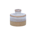 White speckle stoneware mini vase