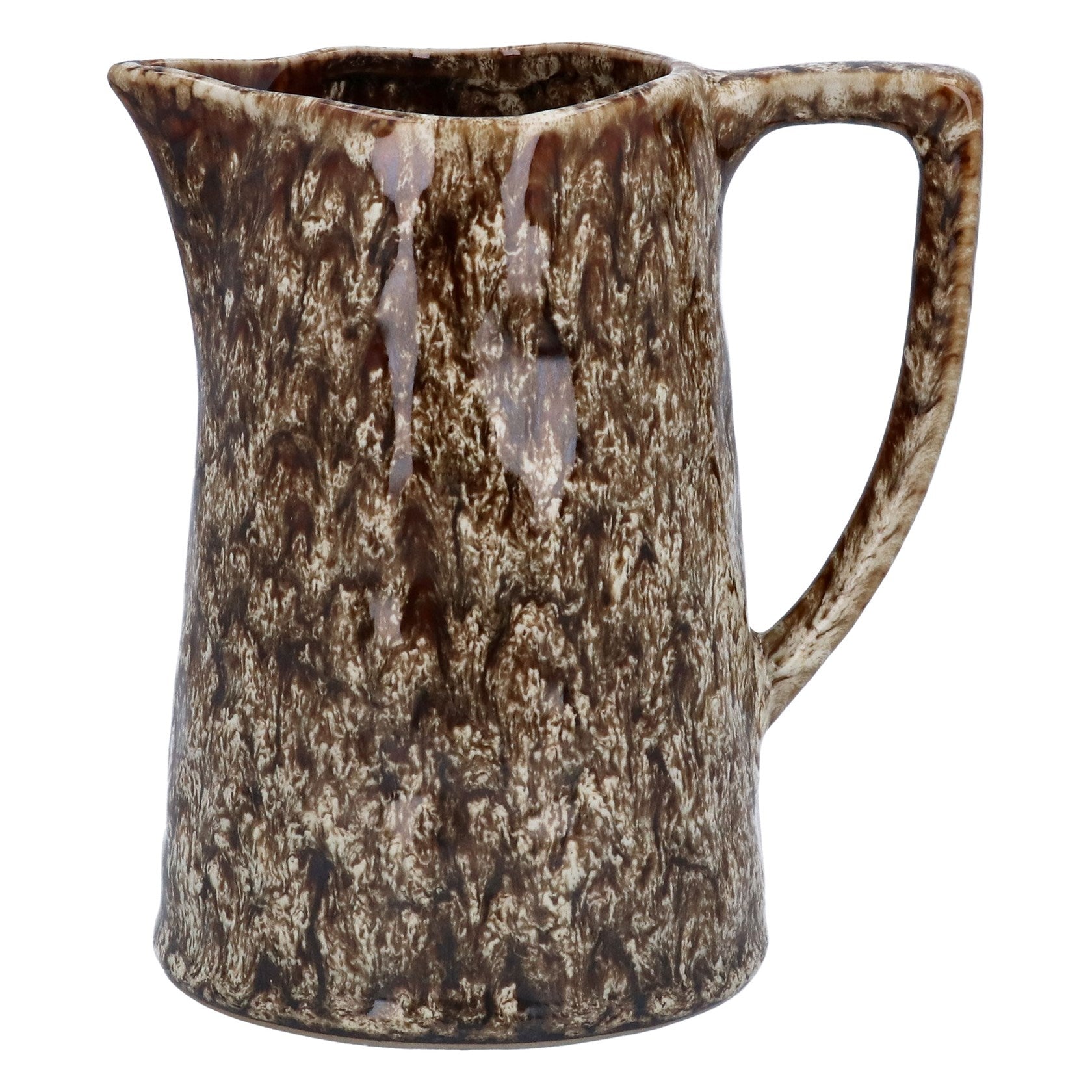 Brown reactive glaze porcelain jug