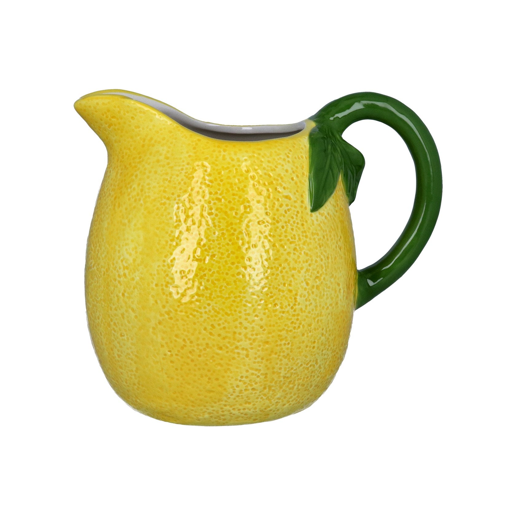 Lemon ceramic pitcher jug