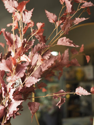 95cm purple birch spray