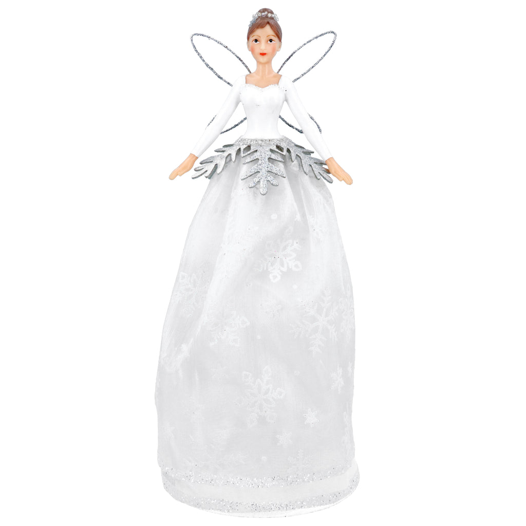 White/silver fairy tree topper-large