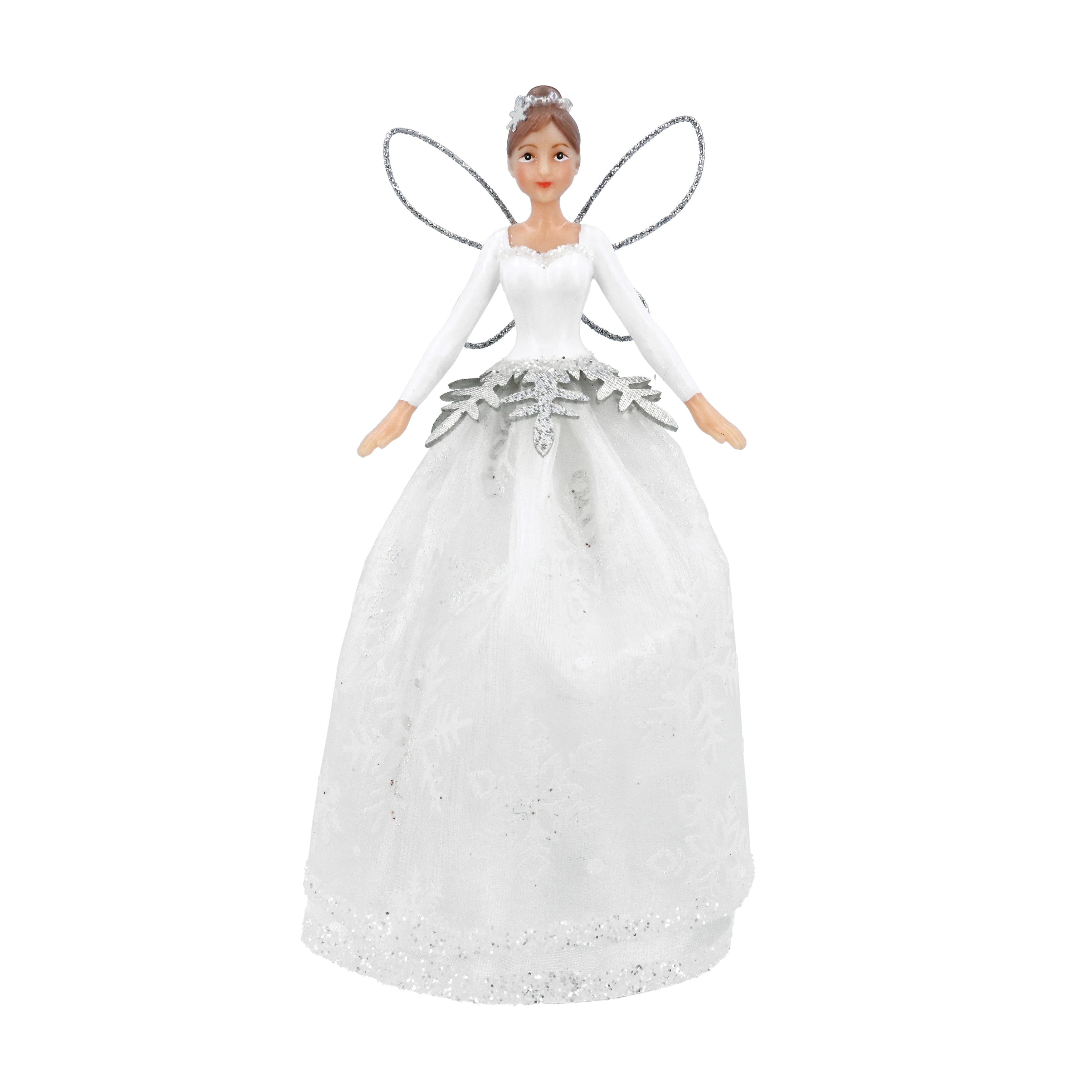 White/silver fairy tree topper-small