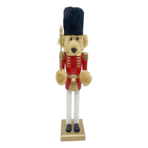 Teddy nutcracker ornament