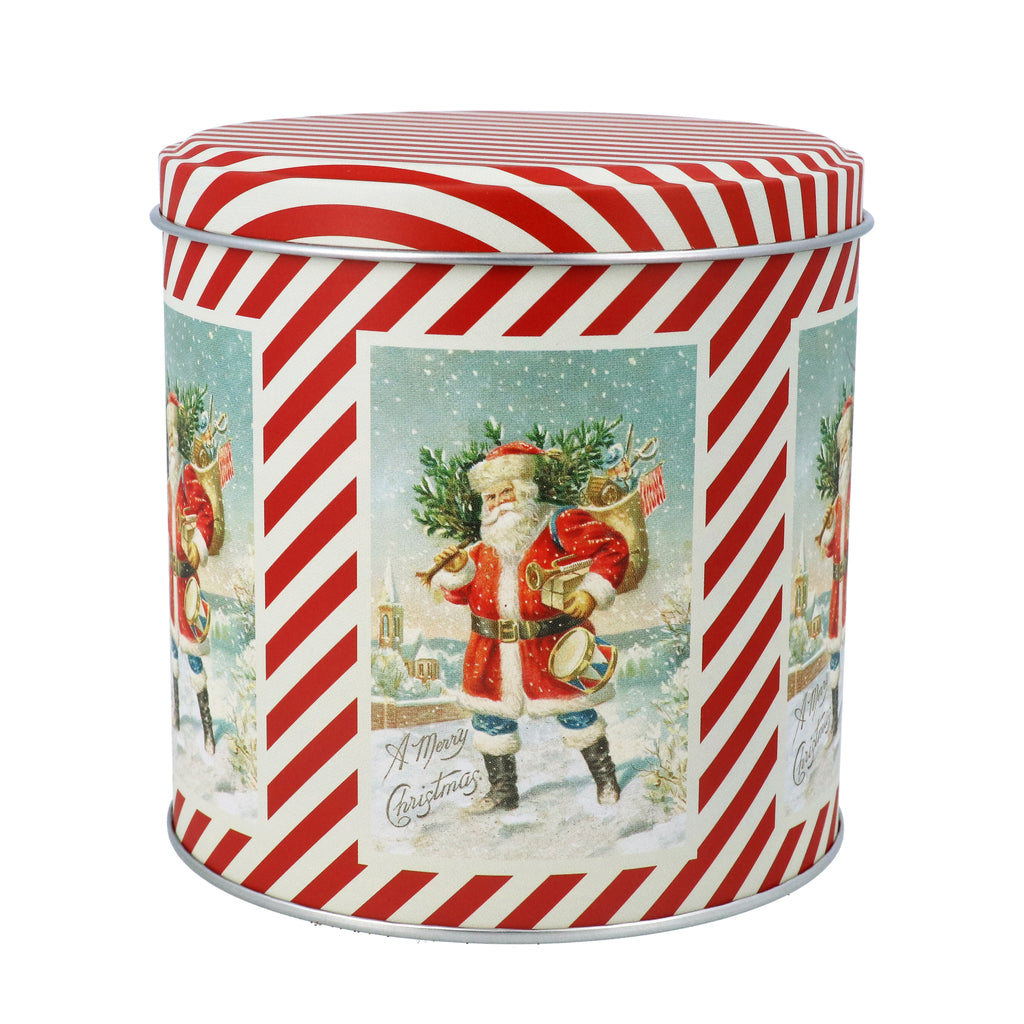 Vintage Santa treat tin/box