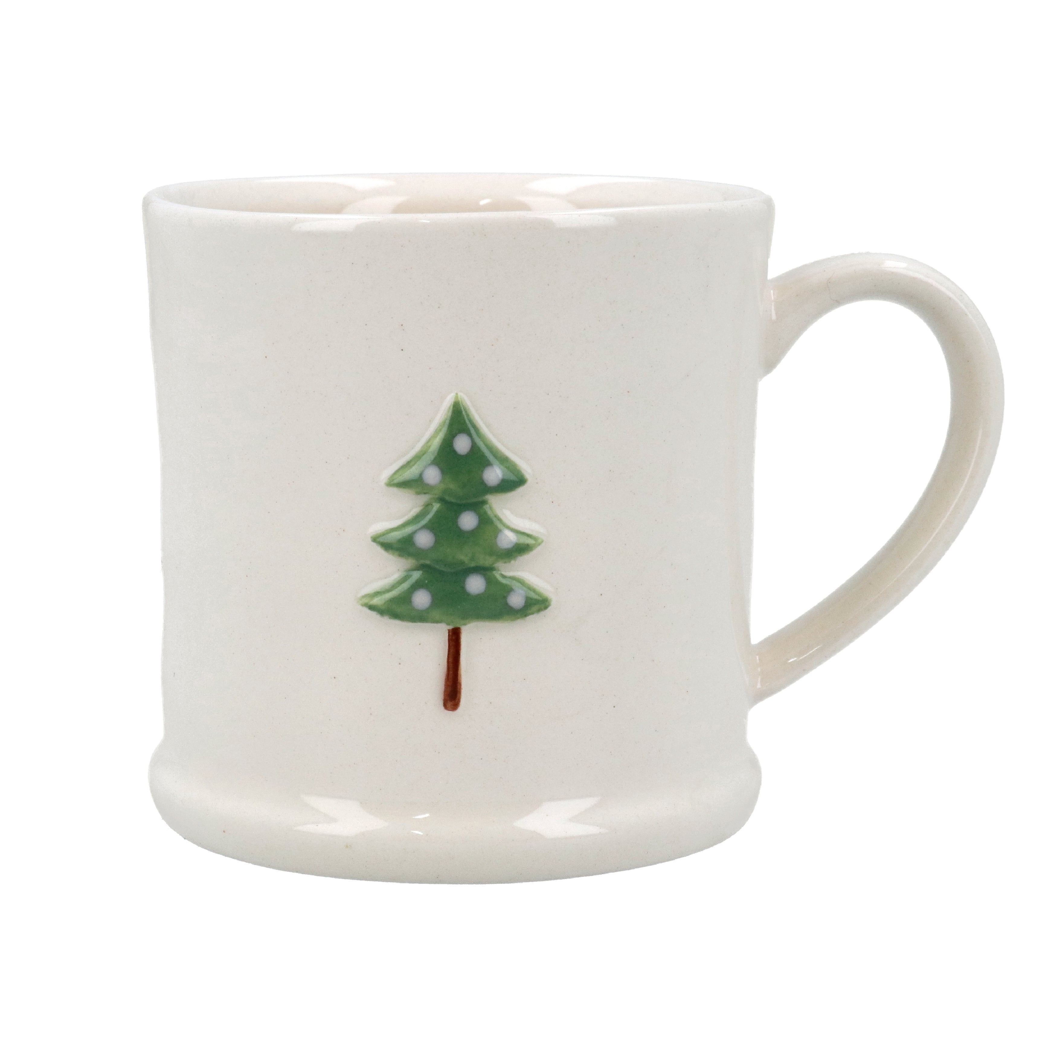 Green tree mini mug