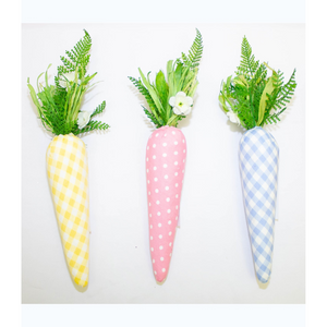 Fabric carrot hanging decs (3 Styles)