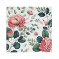 Pink wild rose paper napkin pack