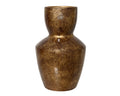 Small copper and gold irregular shaped vase