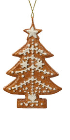 Gingerbread hanging ornaments