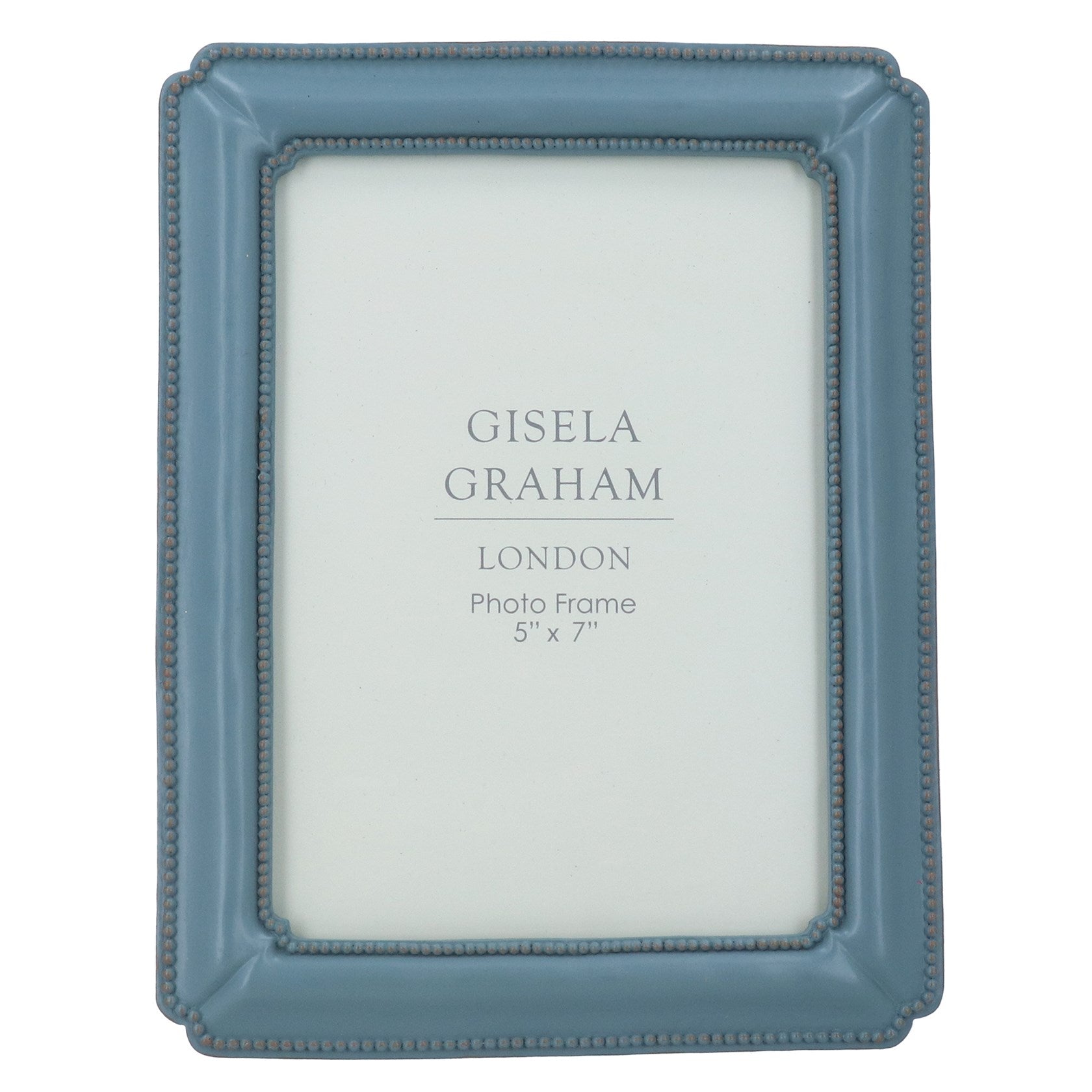 Petrol blue resin classic picture frame, 5x7