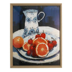 Fruit platter & jug framed print
