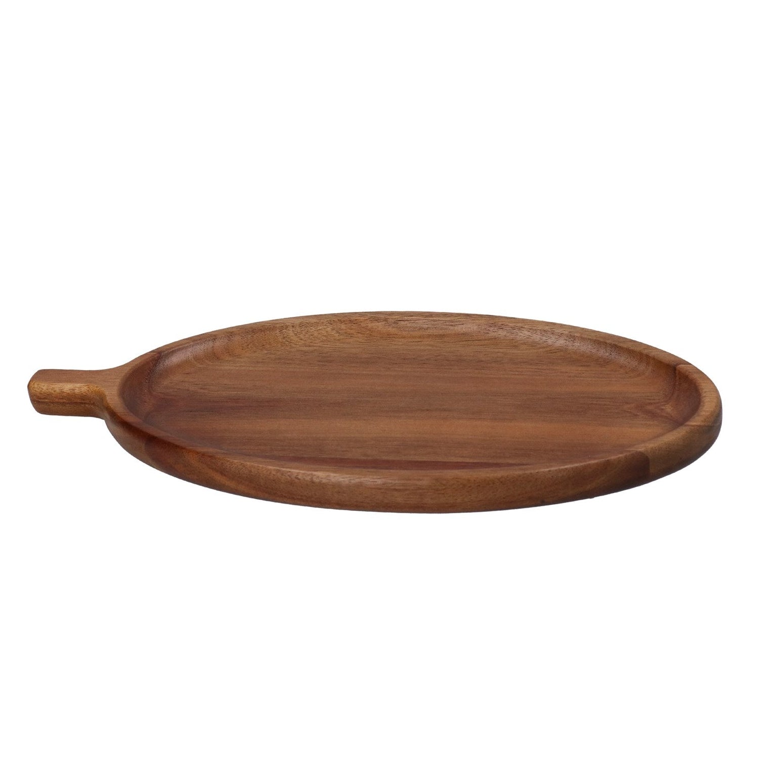 Acacia wood olive shaped dish - medium