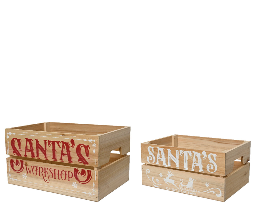 Santa's Wooden Crates