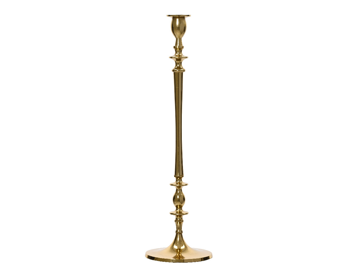 Small gold candle holder