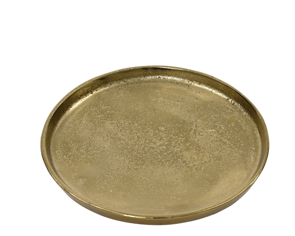 Extra large gold metal tray/plate