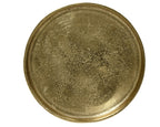 Extra large gold metal tray/plate