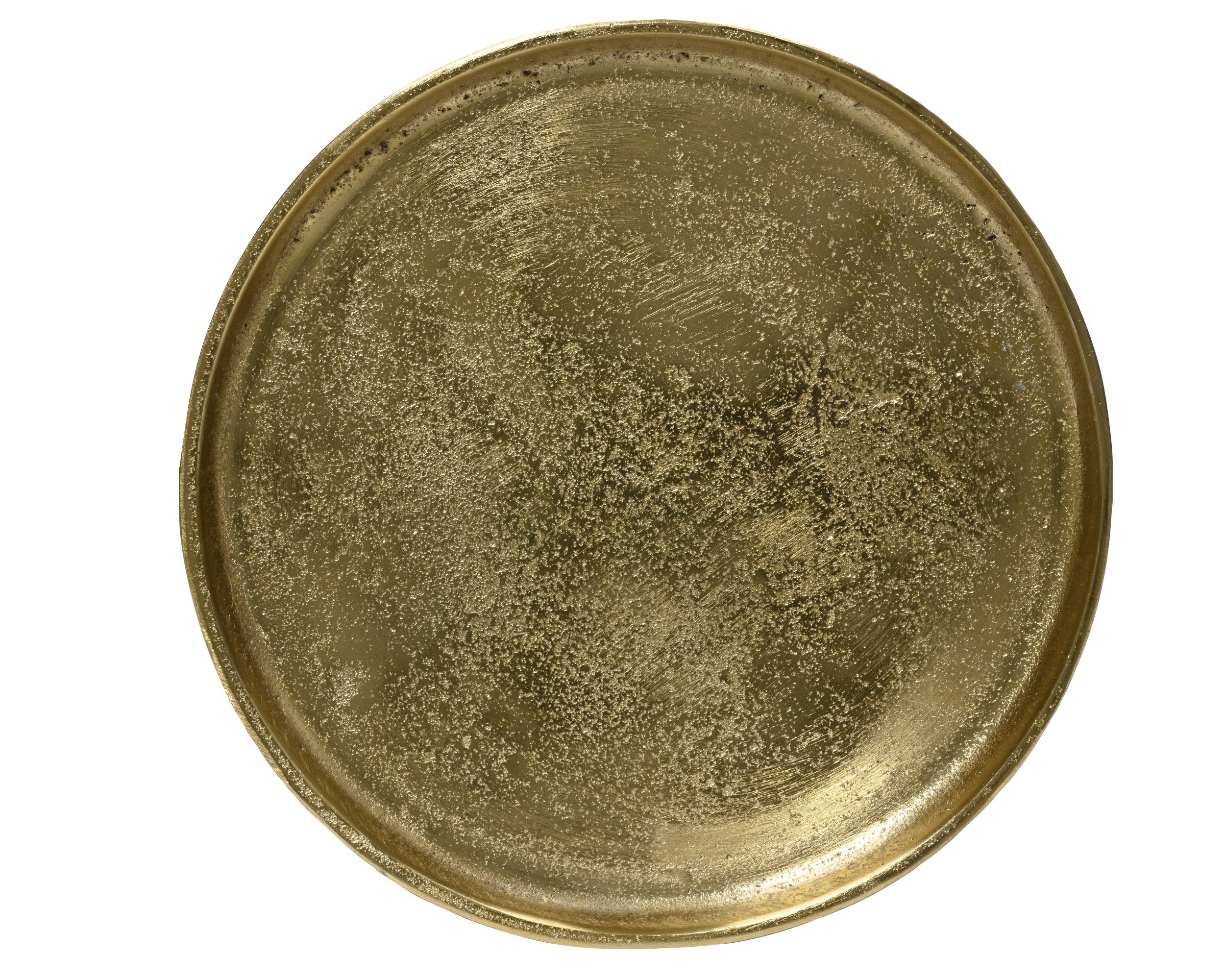 Extra large gold metal tray/plate