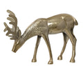 Light Gold Standing Eating Deer