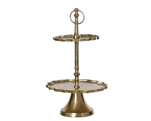 Tiered Cake Stand in Light Gold