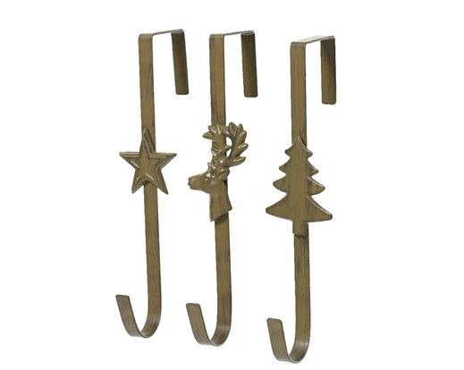 Bronze wreath hooks