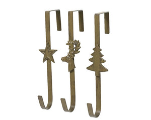 Bronze wreath hooks