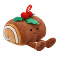 Happy yule log plush toy