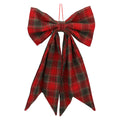 Luxury tartan hanging bow