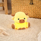 Highland cow rechargeable silicone night light